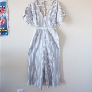 Crystal Sky blue and white romper junior size 5